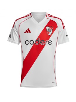 Muži Futbalové oblečenie River Plate 2024-25 Krátky Rukáv - Domáci